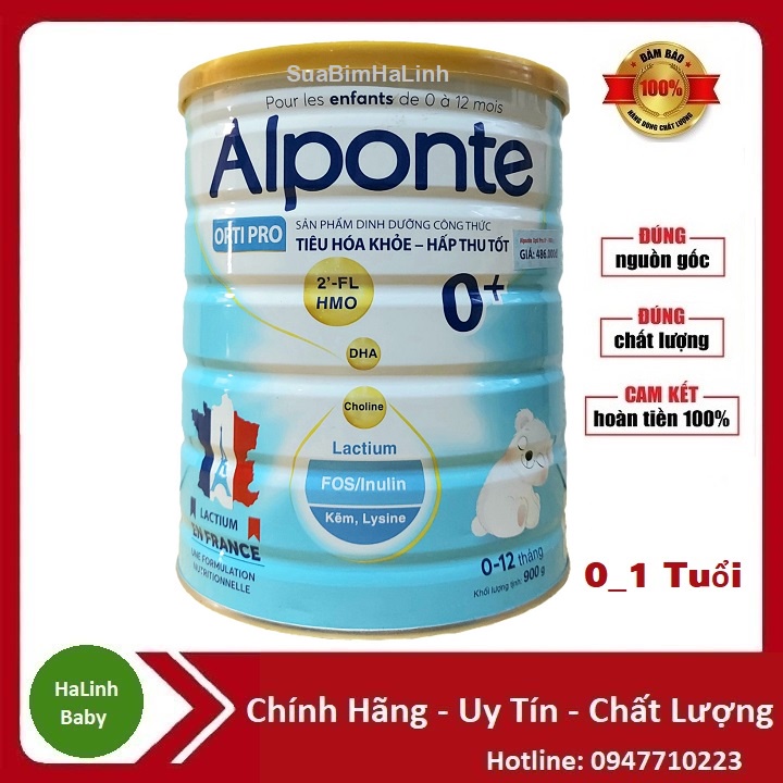 Sữa Alponte Optipro 0 800g Date 2025