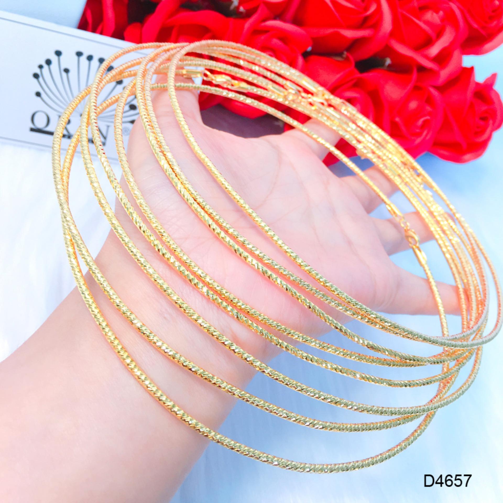 Kiềng cổ, kiềng nhuyễn bền màu thiết kế thời thượng Orin D4657