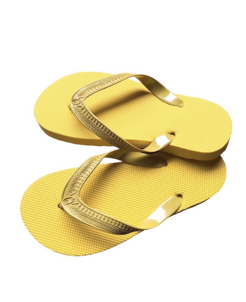 Dép lào dép xốp khách sạn các size 36 đến 43 màu vàng