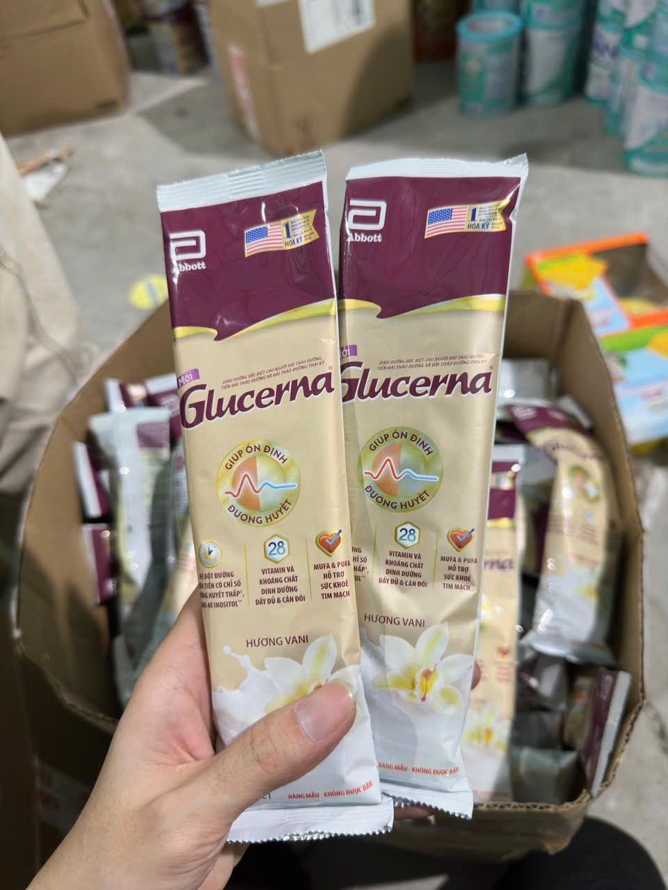 sữa gói glucerna 52,1gr