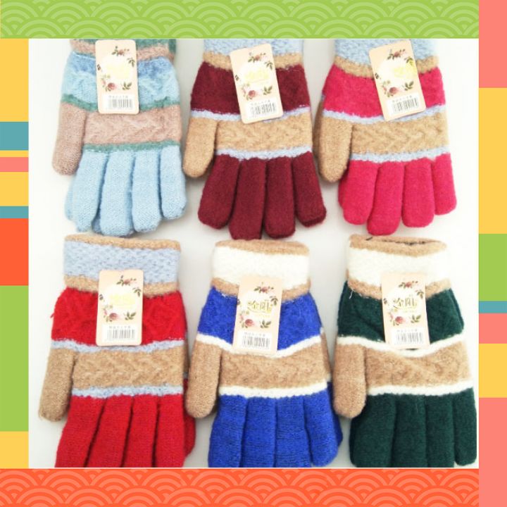[ Siêu Mềm Mịn Cực Ấm Áp ] Combo 2 Đôi Găng Tay Len Nữ Siêu Đẹp Siêu Mềm mịn Cực Ấm Áp