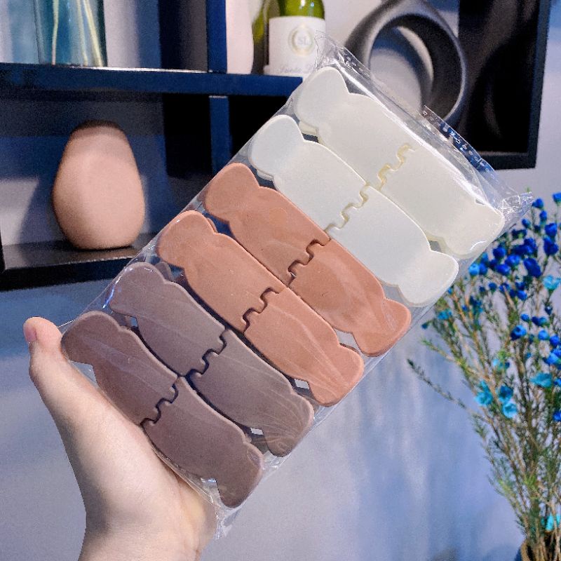 Lốc 12 kẹp càng cua 3 răng 5 răng nhám nano không gãy
