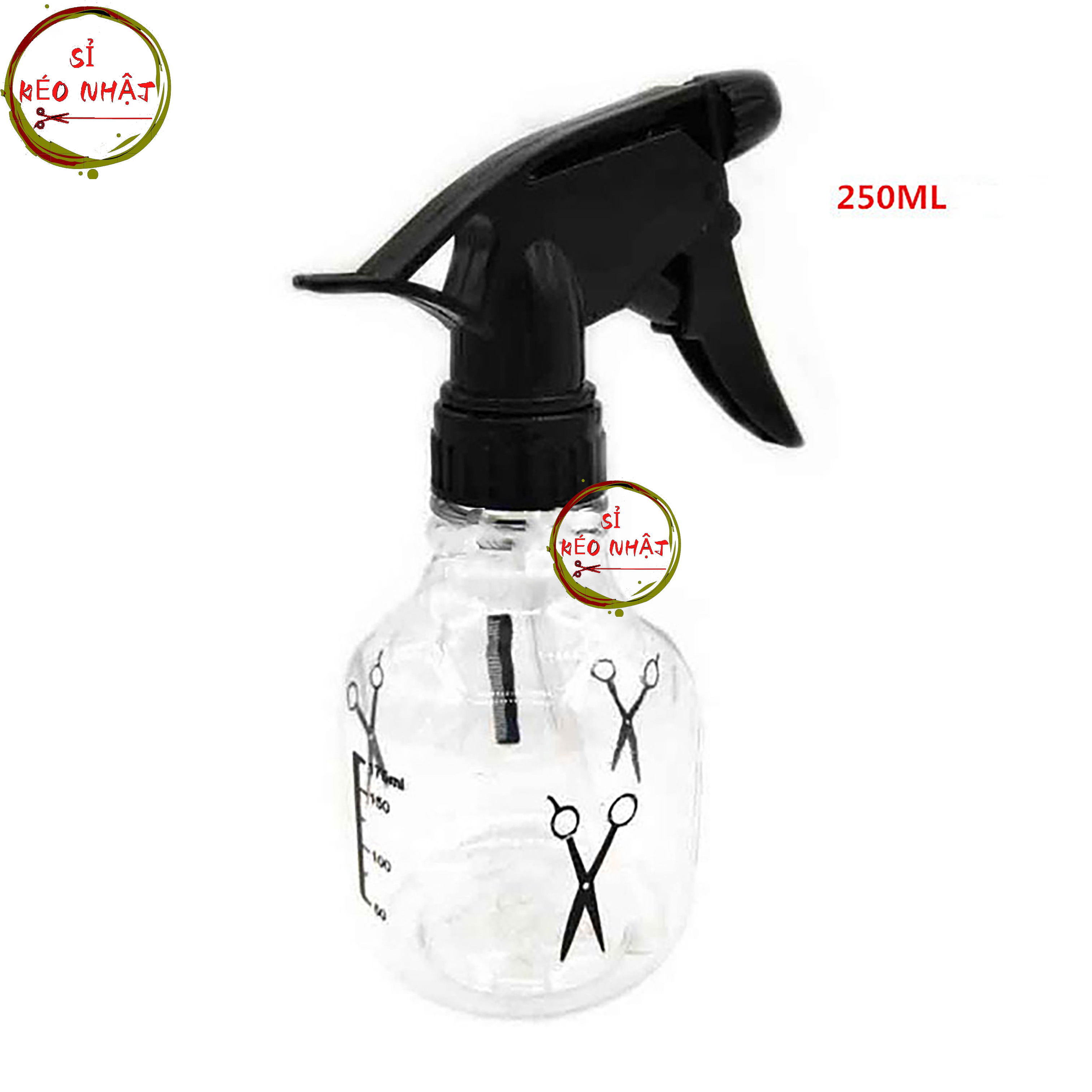 Bình xịt nước bằng nhựa loại nhỏ làm tóc 250ml