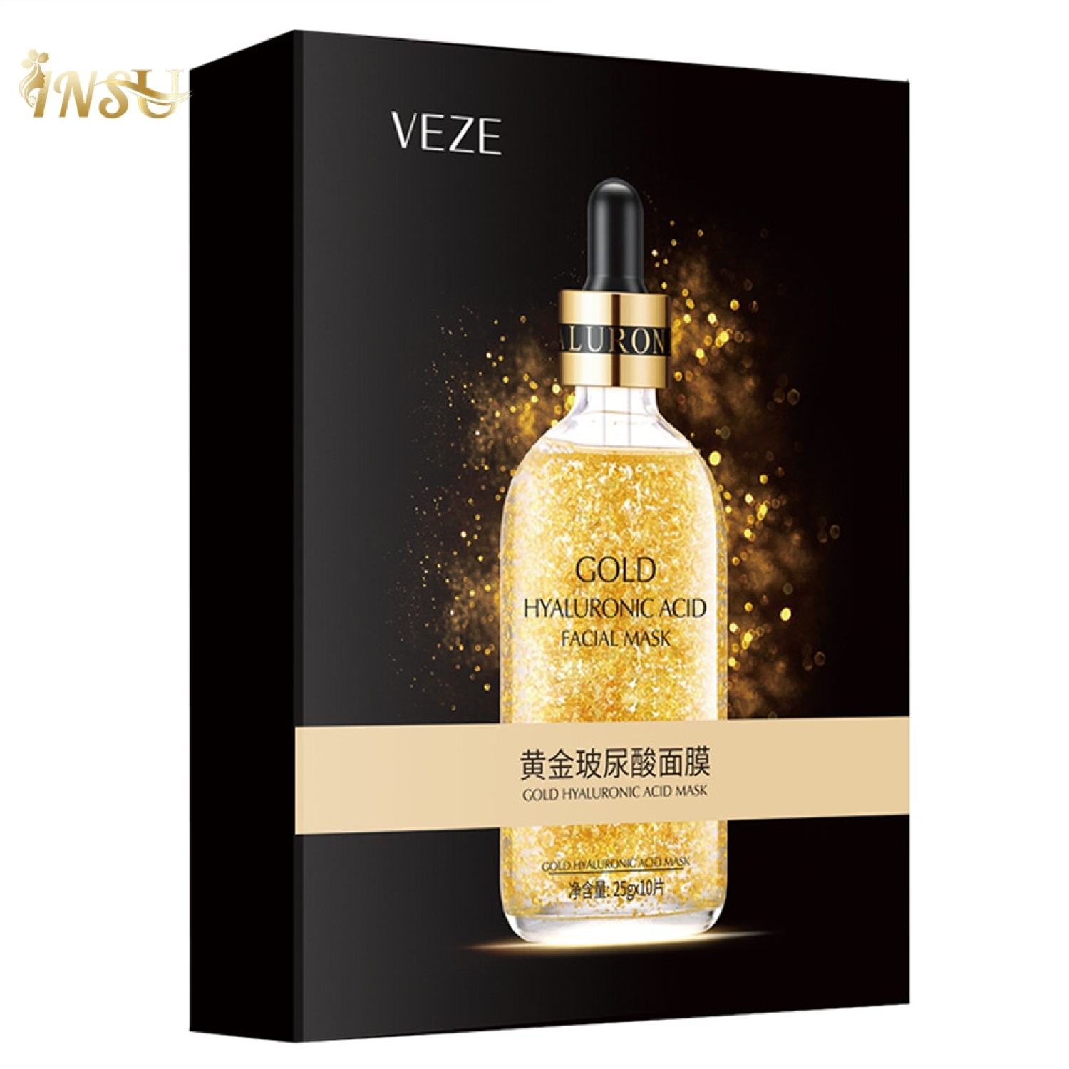 Mặt Nạ 24K[INSU BEAUTY] Mặt Nạ Vàng 24k Luxury Phục Hồi Da hư Tổn MN03