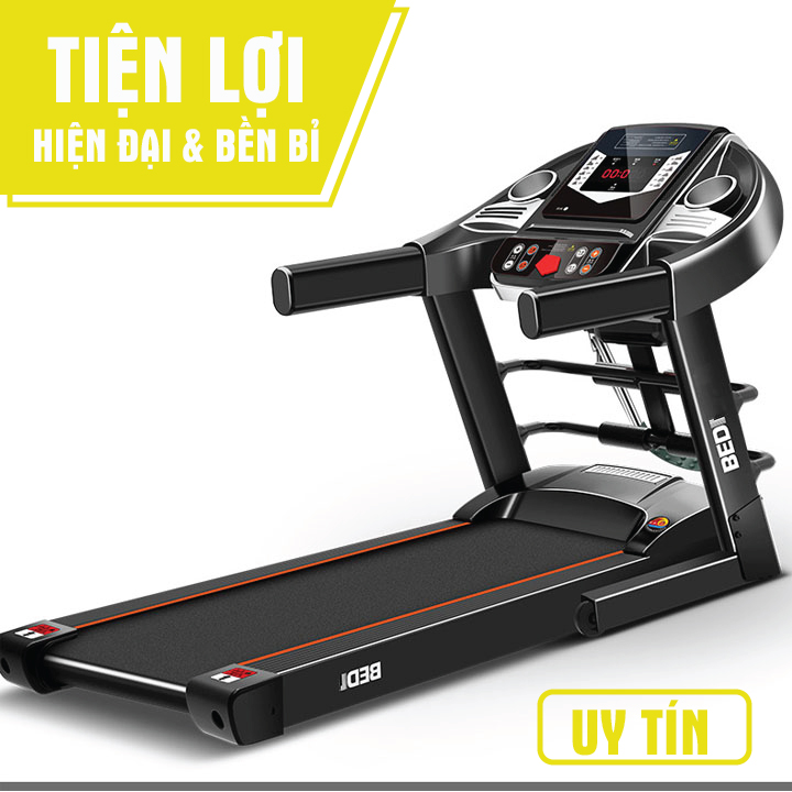 Máy chạy bộ điện phong cách thể thao tại nhà cho mọi gia đình có thể gấp gọn, Máy chạy bộ đa chức năng giá thành tốt tăng ma sát có sức tải lớn bền bỉ và mạnh mẽ