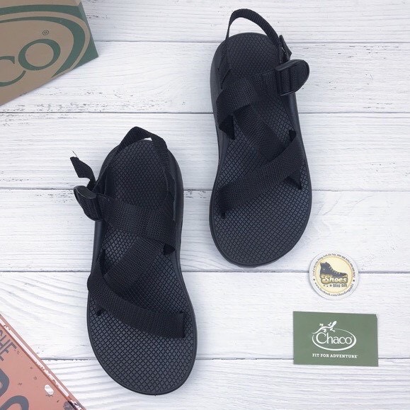 Dép sandal nam chacco đế đen quai dù cực bền hàng đúc cực rẻ