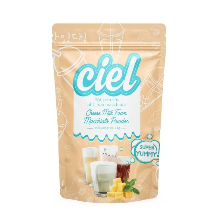 Bột kem sữa phô mai Machiato Ciel 500G - bột milk foam