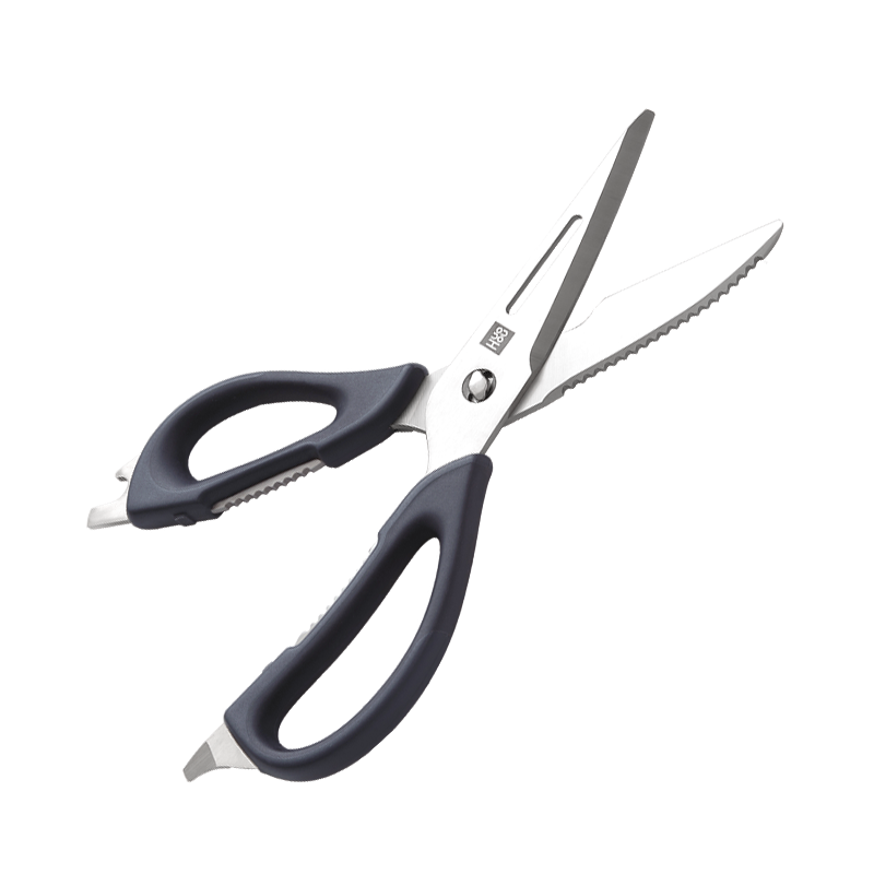 [HCM]Kéo Nhà Bếp Cắt Xương Gà Róc Vảy Cá Gọt Vỏ Khui Bia Bóc Vỏ Hạt Đa Năng sử dụng khui bia tách rời vệ sinh tiện lợi chất liệu Inox Không Gỉ 30Cr13 hàng chính hãng