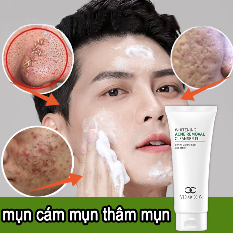 Sữa rửa mặt Chất tẩy rửa axit amin Sữa rửa mặt làm sạch 100g dưỡng ẩm làm sạch dịu nhẹ dưỡng tẩy tế bào chết làm sạch sâu Tẩy tế bào chết, thu nhỏ lỗ chân lông, phục hồi đa chức năng