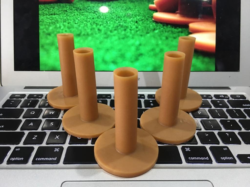 Tee golf cao su - thảm tập golf - rubber golf tees 8cm