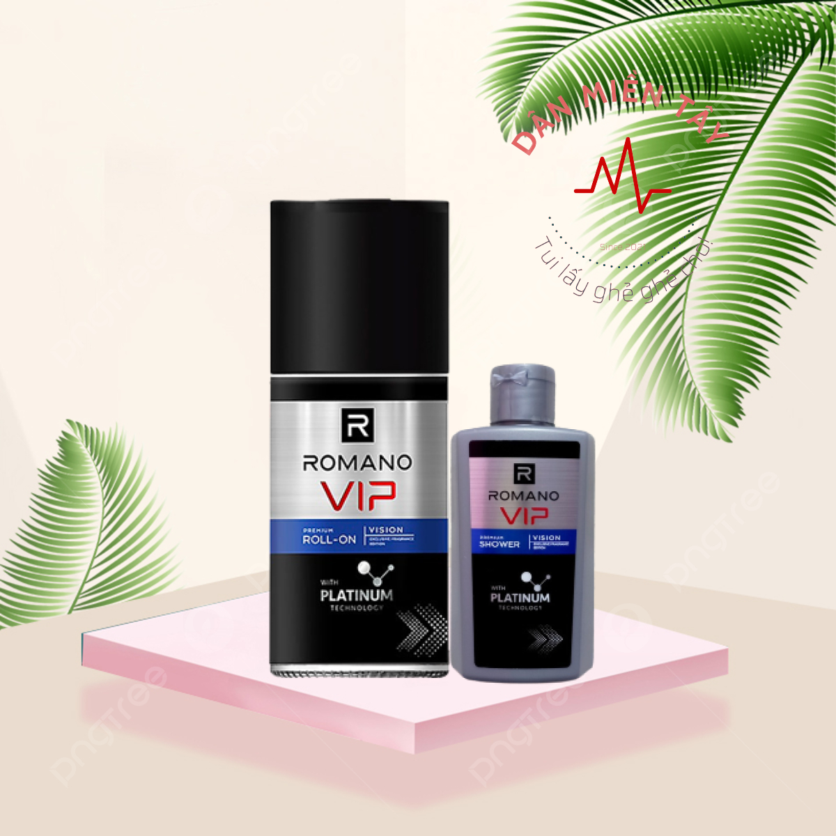 Lăn khử mùi cao cấp Romano Vip 50ml Vision