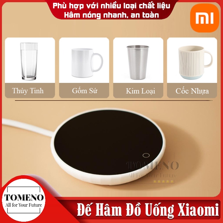 Đế hâm nóng đồ uống Xiaomi thông minh nhiệt độ 55 độ hâm nóng sữa tiết kiệm điện chất liệu cao cấp chống nước chống quá tải , đế hâm nóng cốc đa năng , đế hâm nóng Xiaomi , đế hâm nước nóng , đế hâm sữa , hâm nóng sữa