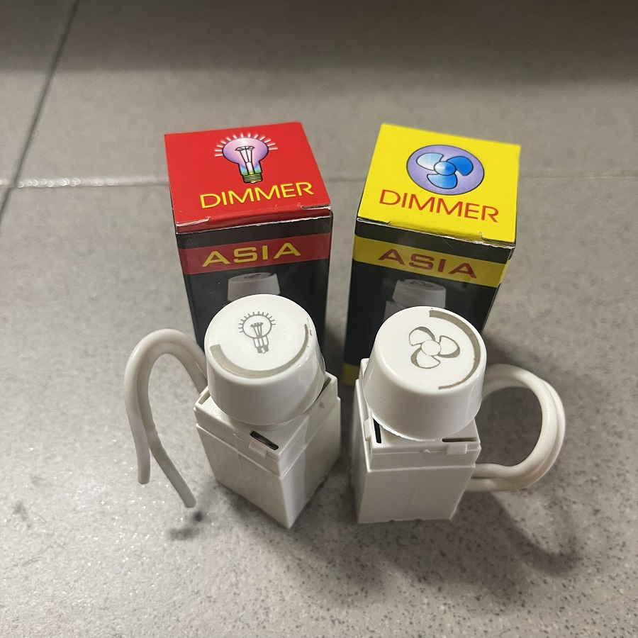 Dimmer đèn,quạt lắp âm ip - 1000w loại tốt asia