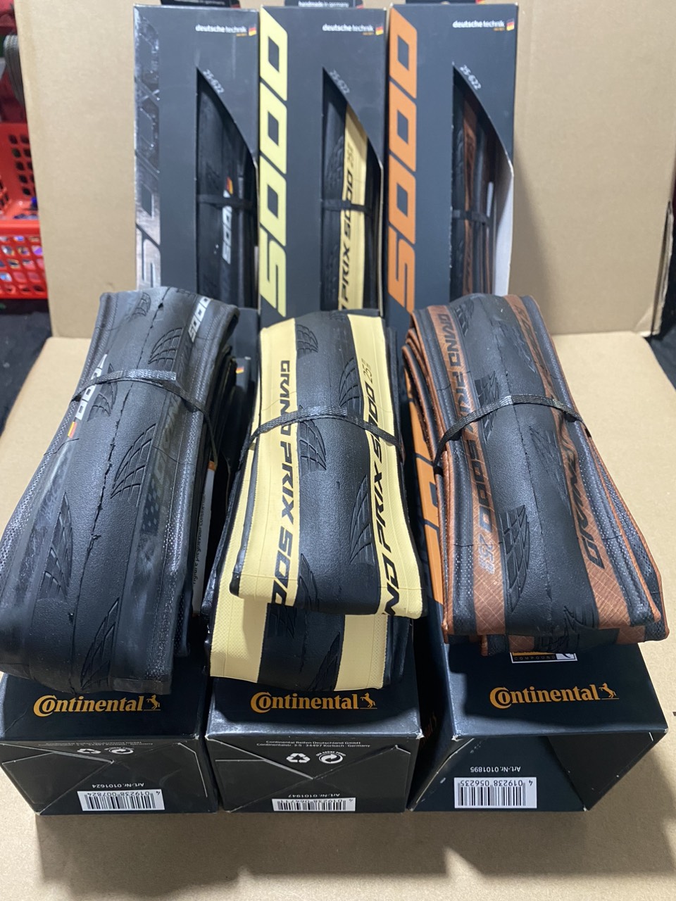 Vỏ Gấp CONTINENTAL GRAND PRIX 5000 Kháng Đinh Không Talon ( Cái )