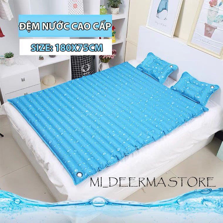 Đệm nước, Nệm nước (Có Gối nước) gia đình, dễ thêm tháo nước, siêu êm ái, phù hợp cho giường ngủ, ghế gỗ, sofa