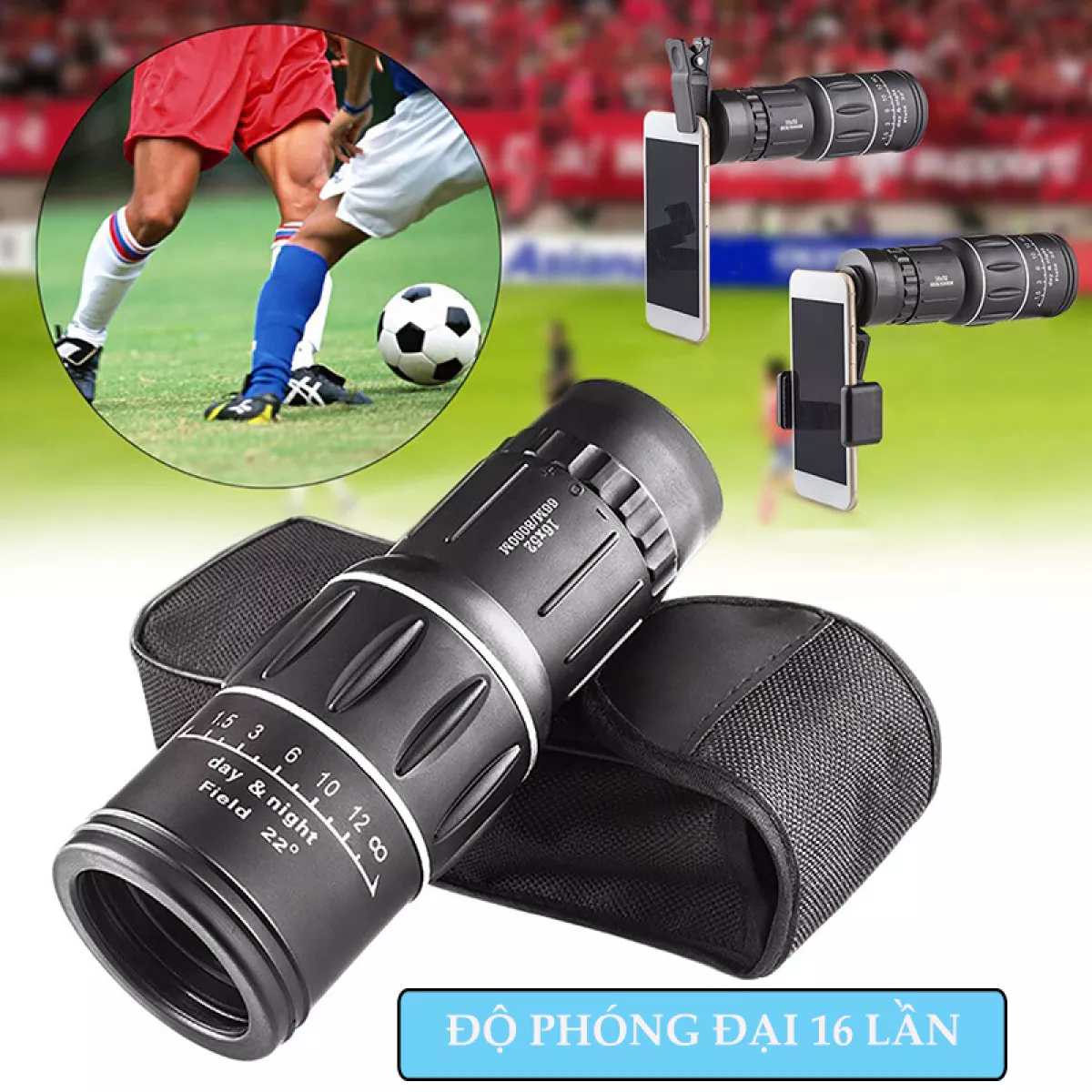 [HCM]Ống Nhòm Ống Nhòm Nhìn Xa Rõ Nét Bushnell 1 Mắt Monocular Cao Cấp Hình Ảnh Chân Thực Sắc Nét Đồng Hành Những Chuyến ĐiBảo Hành Lỗi 1 Đổi 1.
