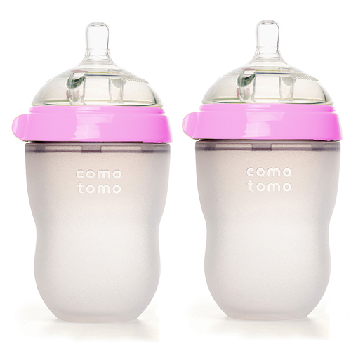 [THANH LÝ][QUÀ TẶNG CHO MẸ] Bộ 2 Bình Sữa Comotomo Cho Bé Chất Liệu Silicon Siêu Mềm,Chất Liệu An Toàn,Dung Tích 250ml- 2 Bình/Hộp- Tặng Kèm 1 Túi Trữ Sữa UNIMOM 210ML Và 1 Chip Đồ Chơi Cho Bé