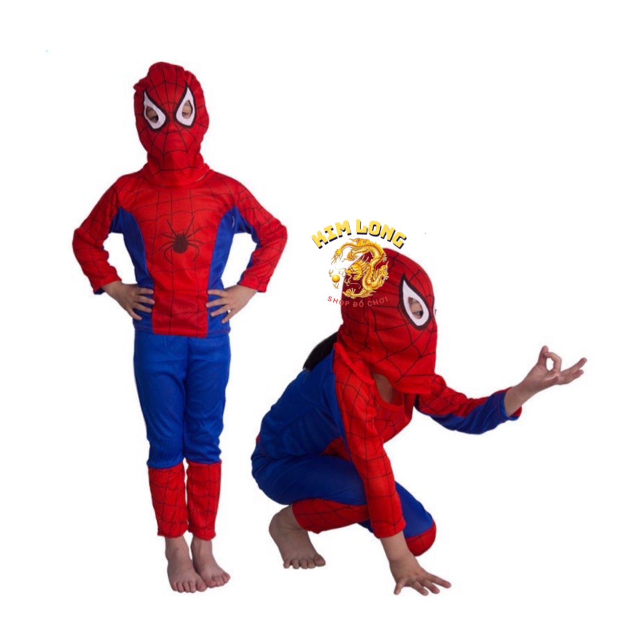 Bộ quần áo SIÊU ANH HÙNG người nhện Spiderman - Siêu nhân Supperman - Batman trang phục hoá trang Halloween cho bé trai 