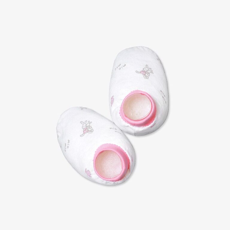 Bao chân sơ sinh Miomio bo chun 100% Cotton, mềm mại, thoáng mát cho bé