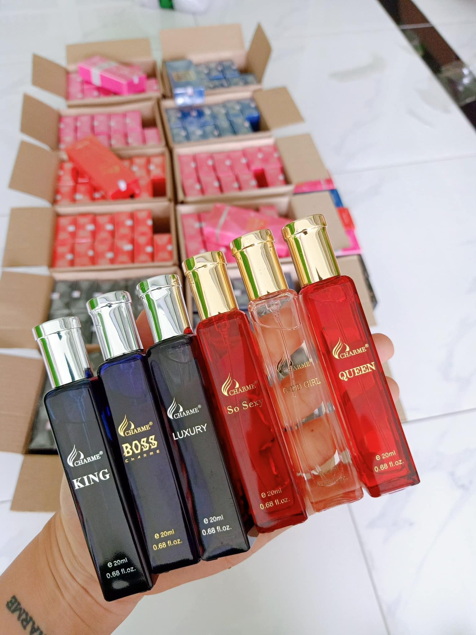 Nước hoa char me mini 20ml nam-nữ