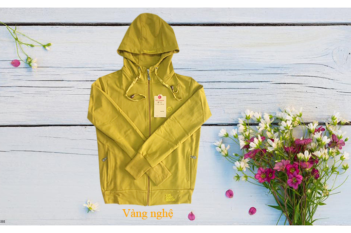 Áo khoác nữ vàng nghệ- chất đẹp