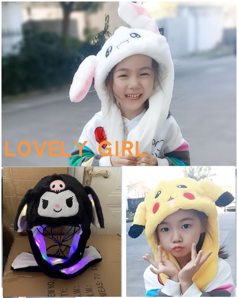 [HCM]Nón mũ tai thỏ vẫy giật hai tai - (Trè em)