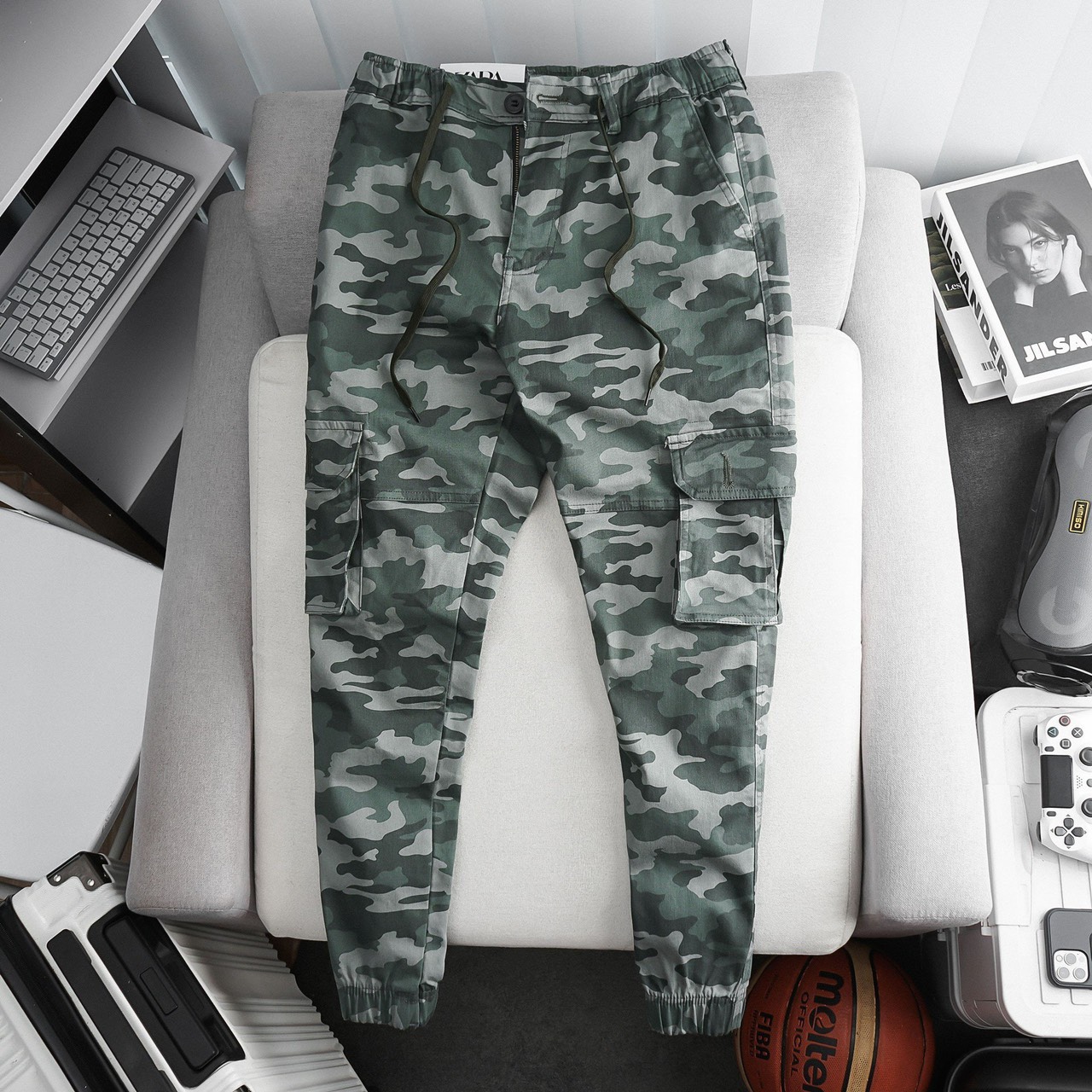 Quần dài kaki túi hộp camo vnxk cao cấp vnxk