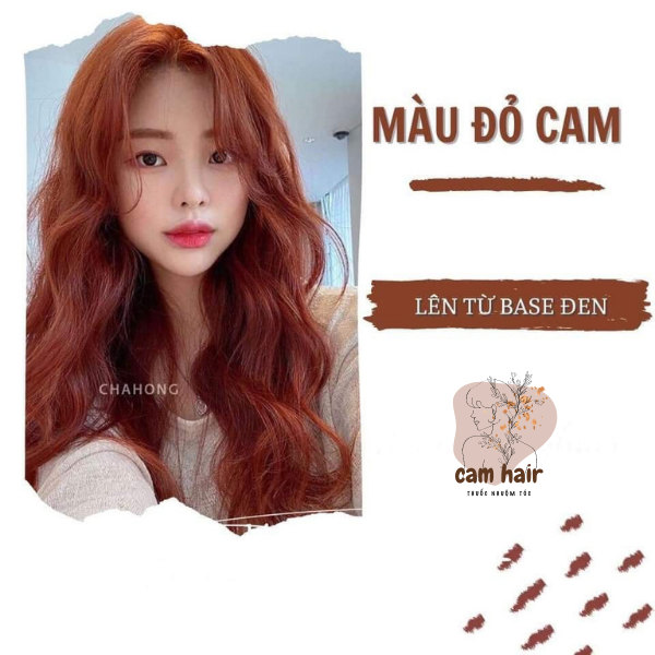 Thuốc nhuộm tóc nâu đỏ cam nhuộm tại nhà