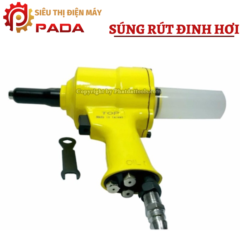 Sung rút đinh tán,rive dùng hơi-đầu rút đinh top-made in taiwan