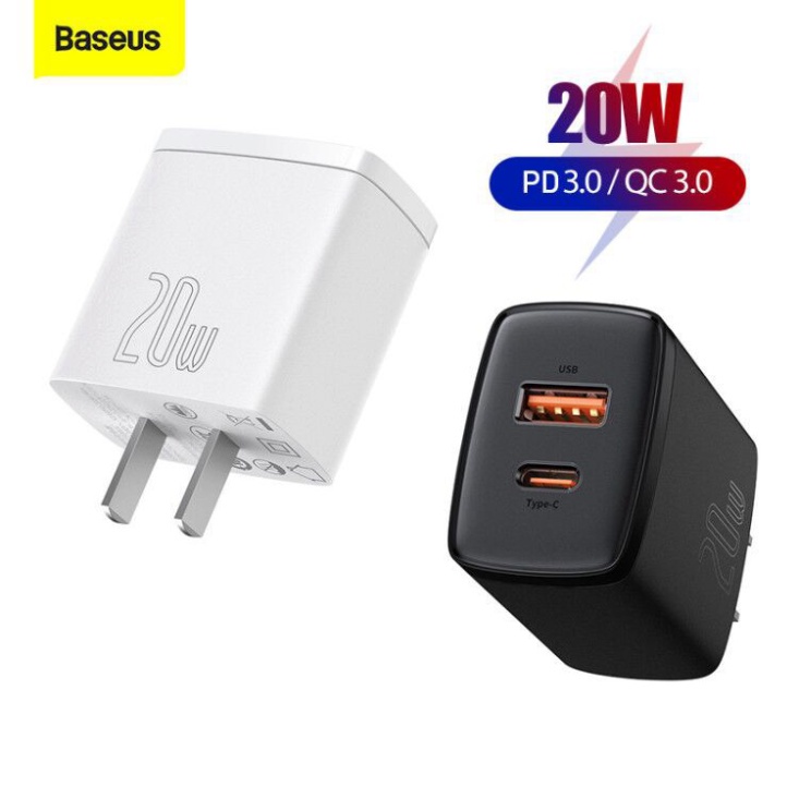 Sạc nhanh Baseus Baseus Compact Quick Charger 20W 20w hshop365 abshop365 abshop hshop