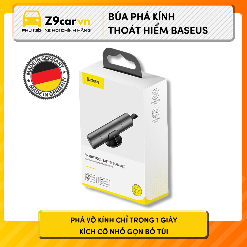 Búa phá kính thoát hiểm Baseus