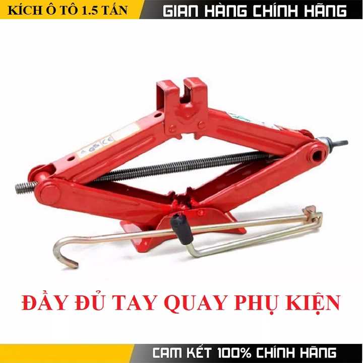 Kích nâng hạ quả trám 1500kg, kích nâng gầm ô tô xe máy