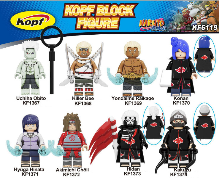 Đồ chơi lắp ráp Minifigures nhân vật Naruto Shippuden KF6119