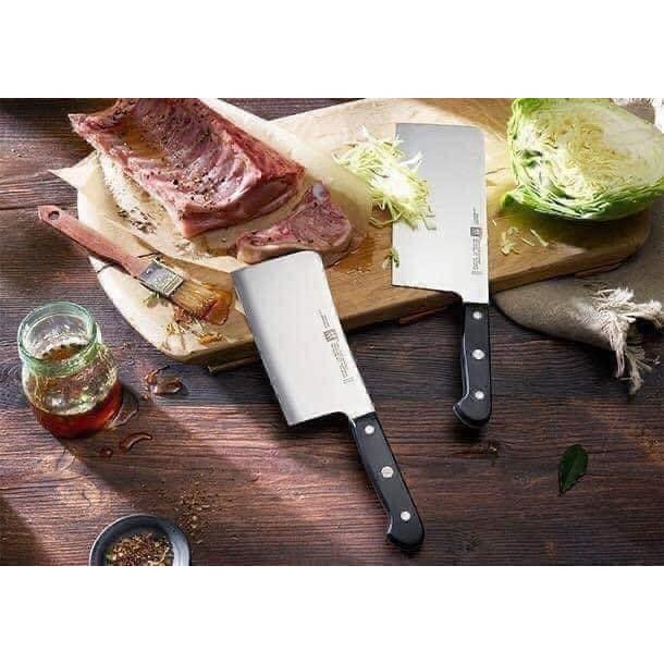 Set dao chặt và dao thái bản to zwilling gourmet - made in germany