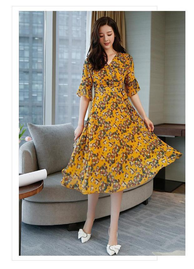 [HCM]ĐẦM XÒE IN HOA TAY LỠ ĐỦ SIZE TỚI 71KG