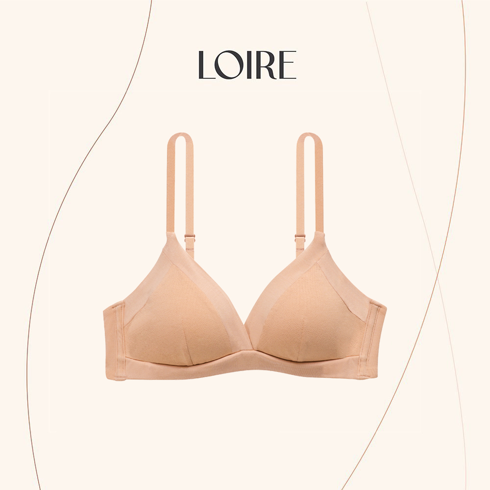 Áo lót không gọng đệm mỏng thoải mái chất liệu su đúc viền lụa loirechic brc69