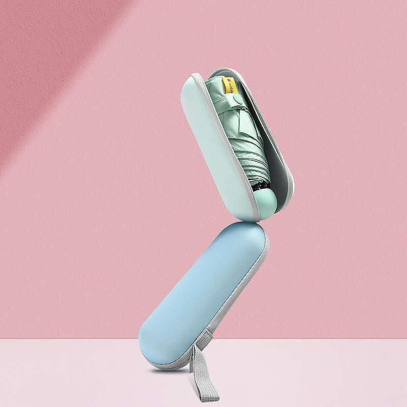 Ô dù mini gấp gọn - Ô gấp gọn chống tia Uv kèm hộp Hengding