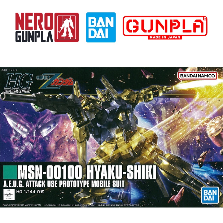 Mô hình lắp ráp bandai gunpla hg uc 1/144 hyaku shiki revive