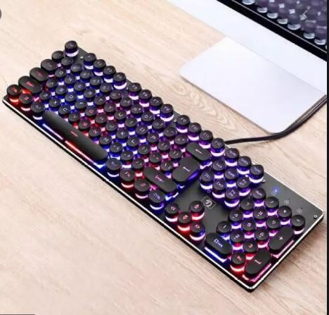 [ HOT 2020 ] Bàn Phím Cơ Gaming K100 Led Rgb- Bàn Phím Máy Tính Giá Re, Bàn Phím Cơ Mới 100%, Thiết Kế  Chất Lượng, Tích Hợp Đèn Led Rực Rỡ Sang Trọng Đinh Vi Chính Xác. Kết Nối Thông Minh Đẹp Mắt Sử Dụng Dễ Dàng ,Tiện Lợi
