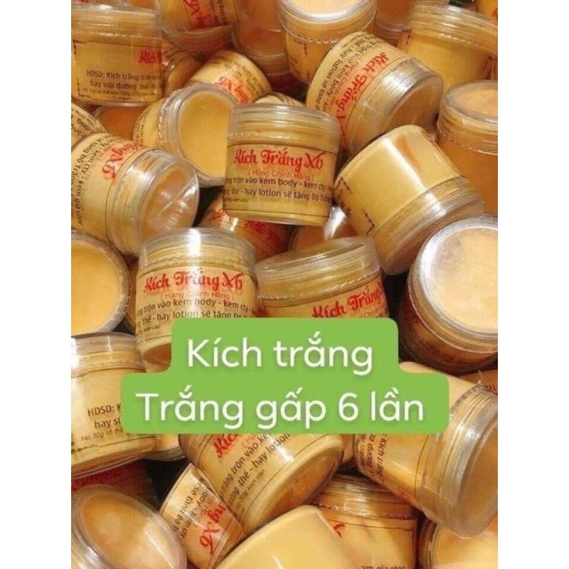 Combo 10 hủ kem kích trắng nhân sâm X6/X10 trắng gấp 6 lần