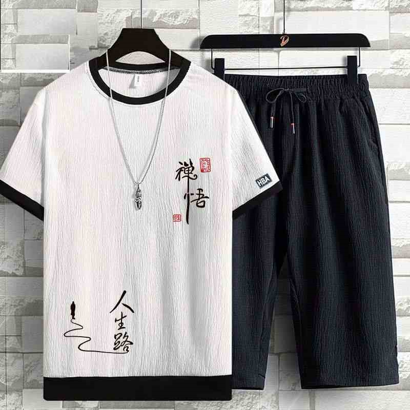 Bộ Đồ Lụa Băng Bộ Đồ Thể Thao Thông Thường Dành Cho Nam Bộ Đồ Thể Thao Cỡ