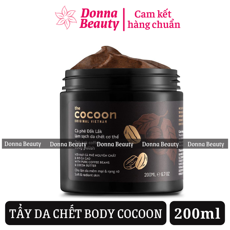 [HCM]Tẩy Da Chết Body COCOON 200ml