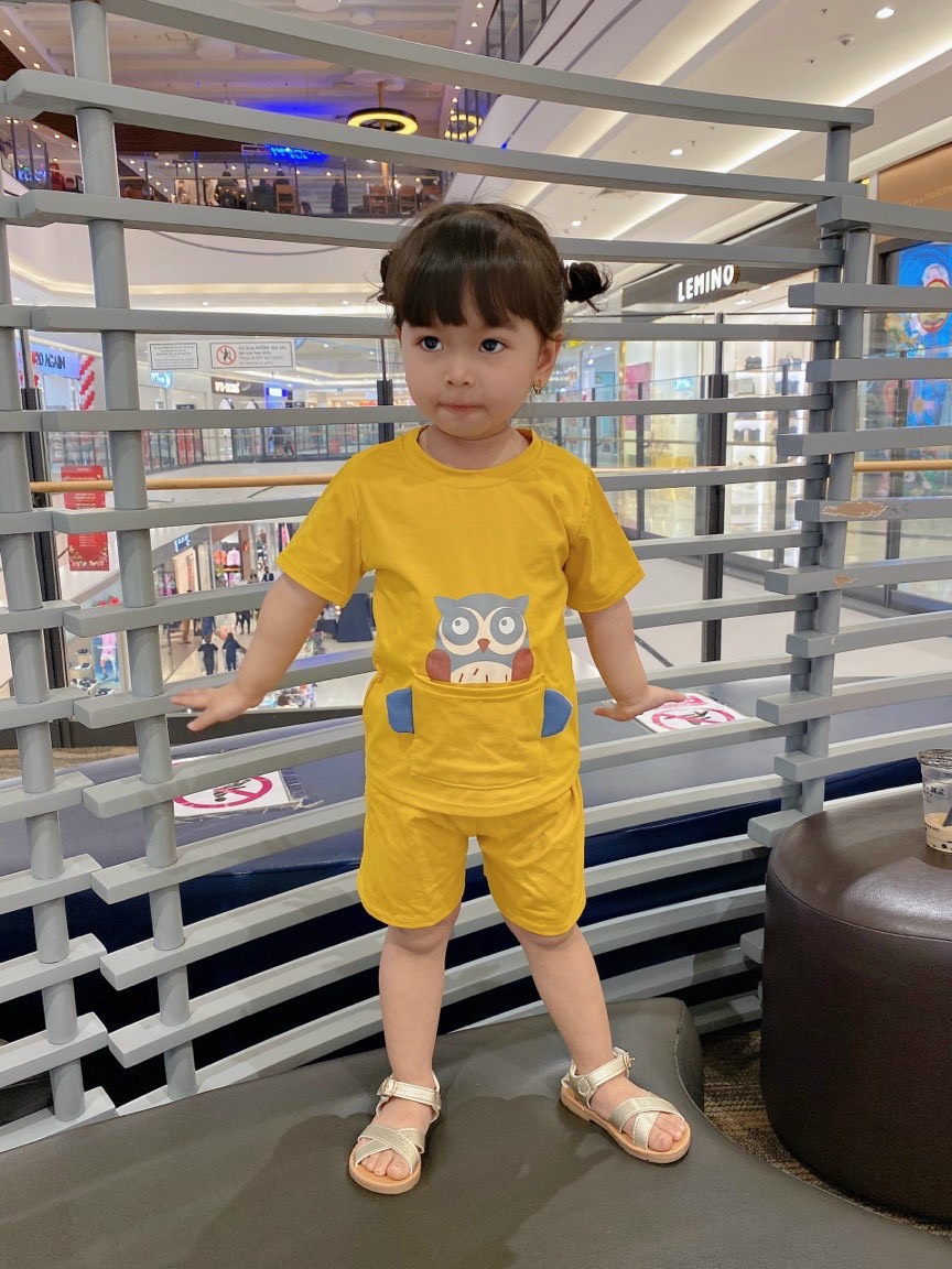 Bộ coton co giãn 4 chiều cuổho bé trai, bé gái
