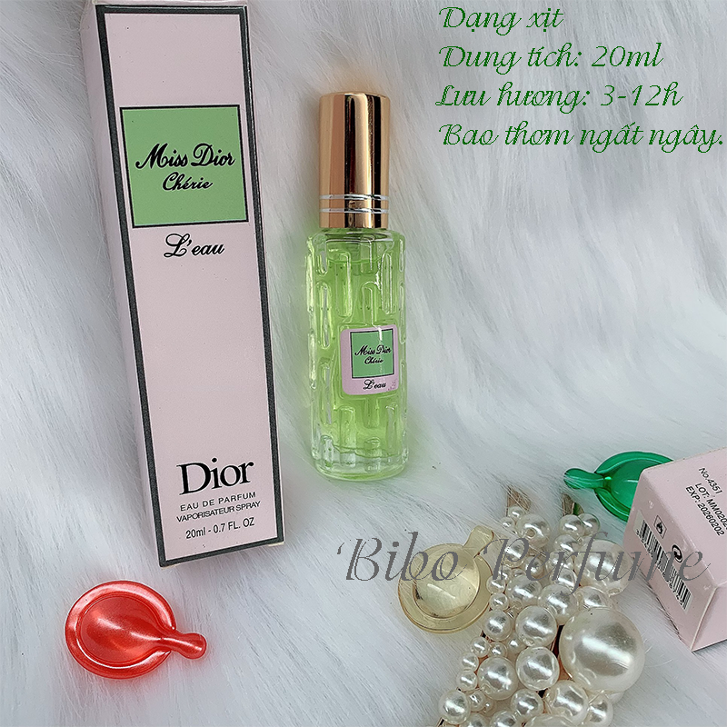 [HCM]NƯỚC HOA NỮ MINI 20ML MÙI MISS DI0R LƯU 3-12H