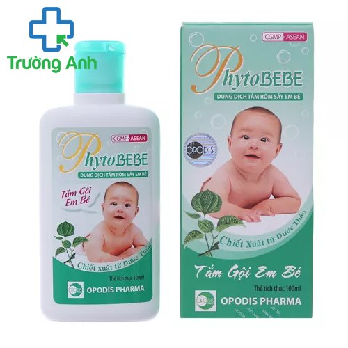 Sữa tắm gội rôm sẩy cho bé phyto bebe