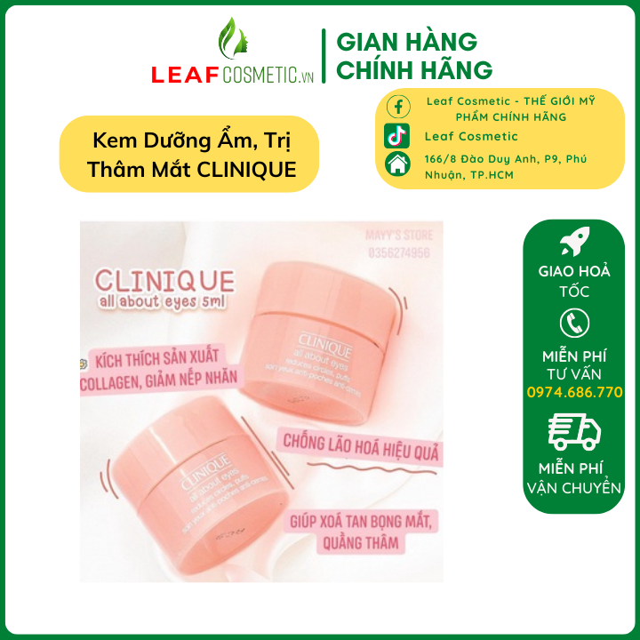 Kem Dưỡng Mắt Clinique All About Eyes