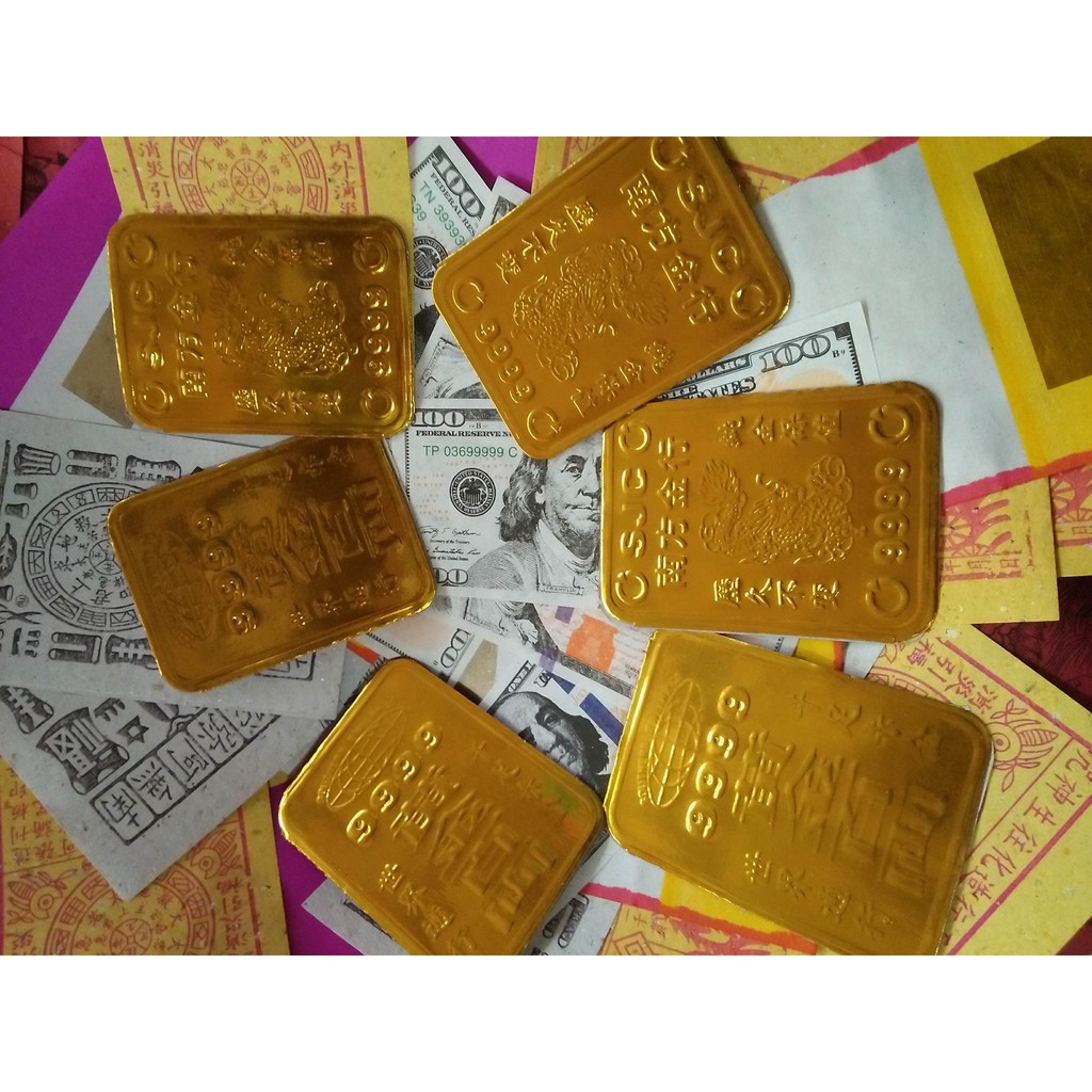 Hàng mã: vàng lá, vàng thẻ 1 bao 10 thẻ