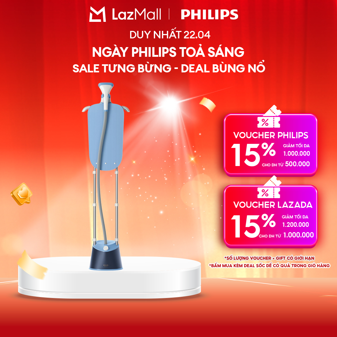 Bàn Ủi Đứng Hơi Nước Philips STE1030/20 - Hàng Phân Phối Chính Hãng