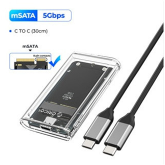 Box ssd msata orico tc10-ms-gr-bp | chuyển ssd to usb làm ổ cứng di động