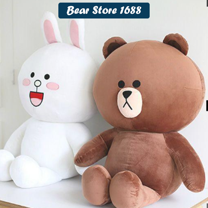 Gấu Bông Cony Brow size cao 75cm Đáng Yêu Nghộ Nghĩnh